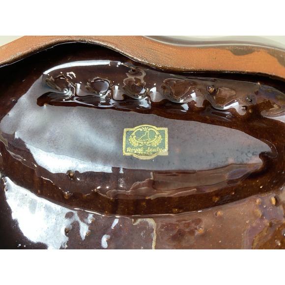 Vintage Royal Sealy Japan Border Collie & Puppies Ashtray Glazed Ceramic - Picture 8 of 10